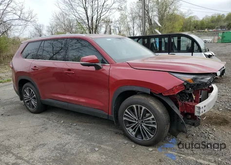 2024 Toyota Grand Highlander Limited from USA, damaged, VIN 5TDADAB51RS002955